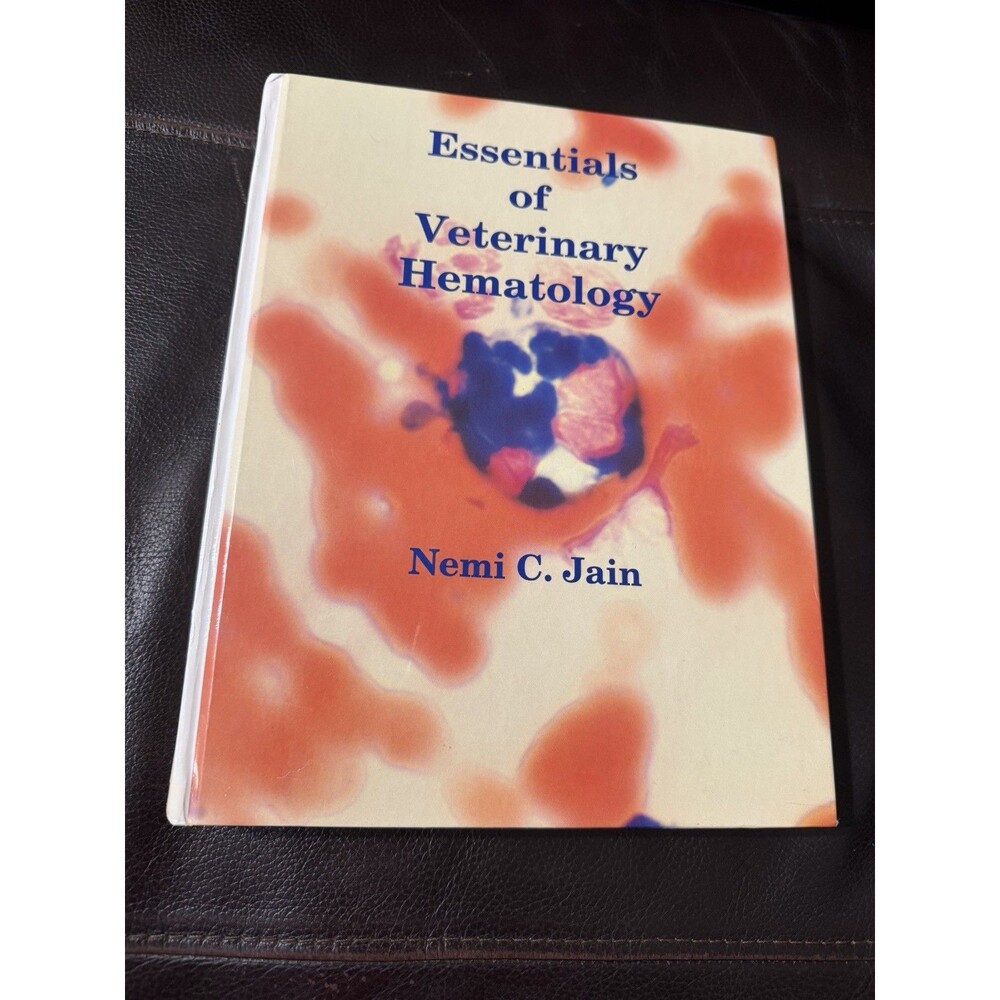 Essentials of Veterinary Hematology by Nemi C. Jain (1993, Hardcover)